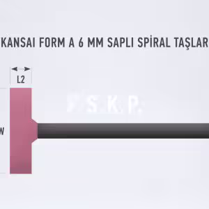 Kansai Form A 6mm Saplı Taşlar