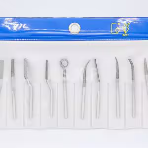 S.K.P. 3 Best Diamond MBF-90 Kısa Kıvrık Elmas Eğe Takımı