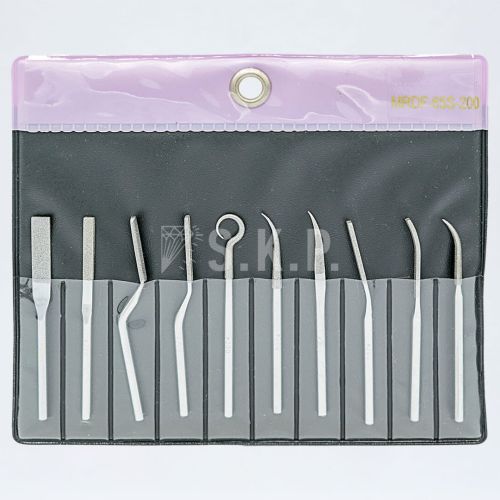 Miracle MRDF-65 (MBF-90) Kısa Kıvrık Elmas Eğe Takımı