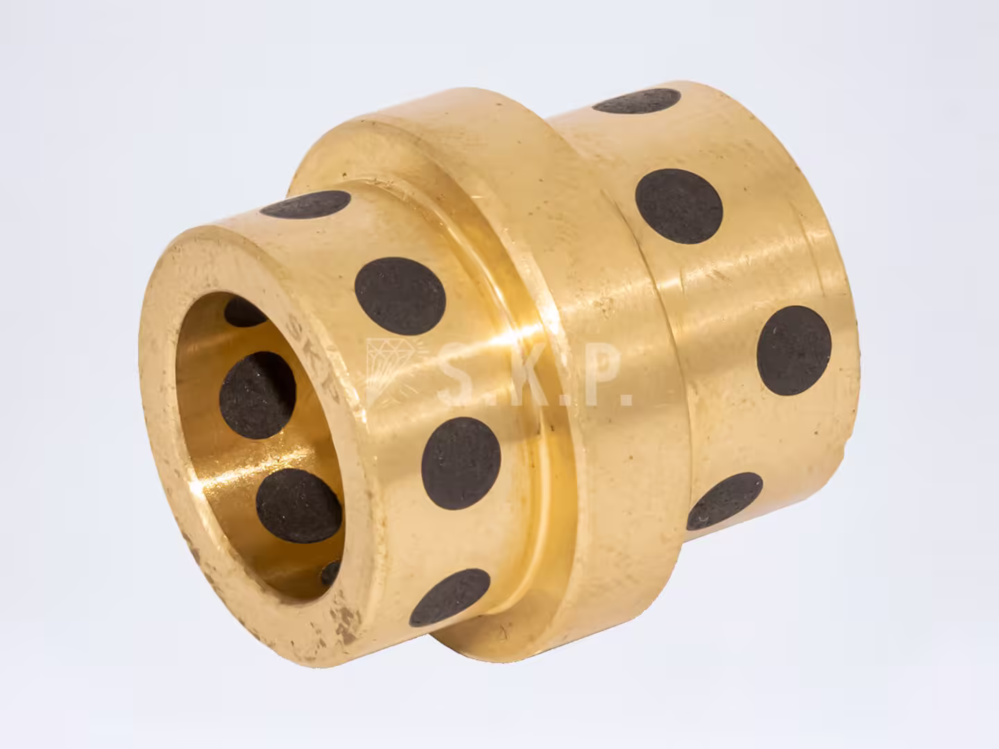 Kendinden Yağlamalı S30-07 Grafitli Ortadan Flanşlı Burç