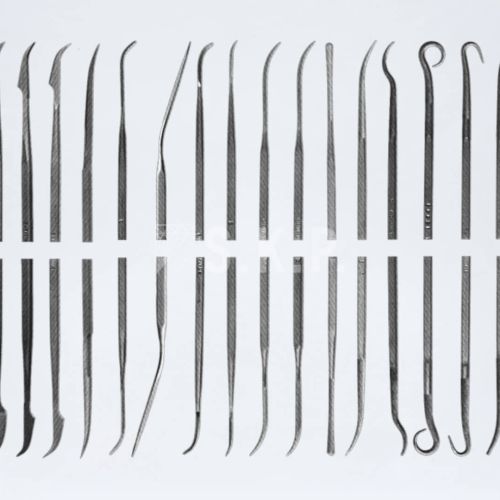 Vallorbe Çift Taraflı Kıvrık Çelik Eğe Oval İnce Diş 150mm