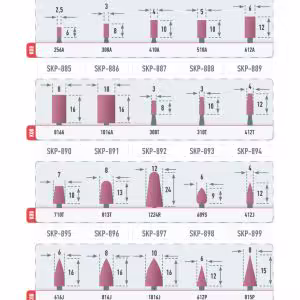 Besdia 3mm Saplı Pembe Spiral Taş Ölçü Tablosu