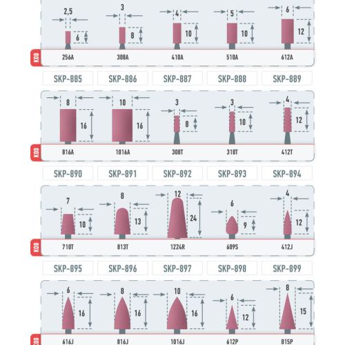 Besdia 3mm Saplı Pembe Spiral Taşlar